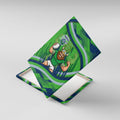 Canberra Raiders Rugby Mascot Canvas Wall Art Fierce Athlete Graphic in Sports Style