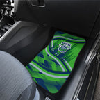 Canberra Raiders Rugby Mascot Car Mats Fierce Athlete Graphic in Sports Style