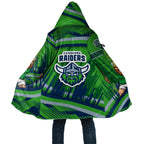 Canberra Raiders Rugby Mascot Cloak Fierce Athlete Graphic in Sports Style