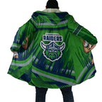 Canberra Raiders Rugby Mascot Cloak Fierce Athlete Graphic in Sports Style