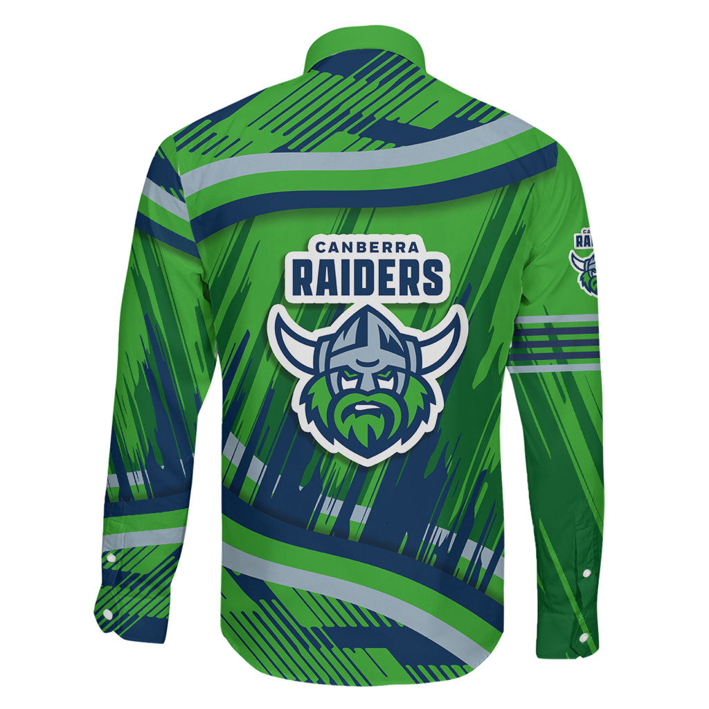 Canberra Raiders Rugby Mascot Family Matching Off The Shoulder Long Sleeve Dress and Hawaiian Shirt Fierce Athlete Graphic in Sports Style