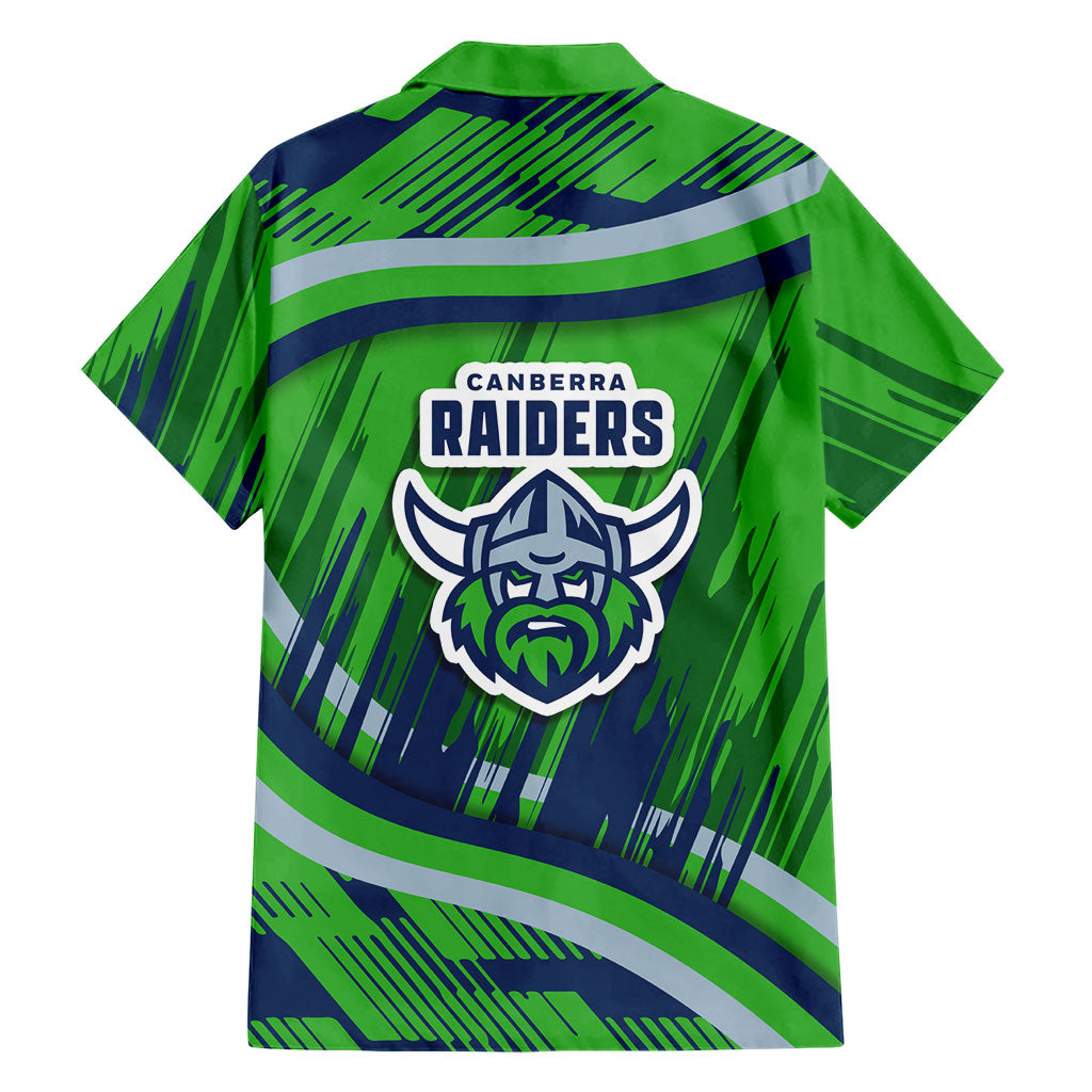 Canberra Raiders Rugby Mascot Family Matching Tank Maxi Dress and Hawaiian Shirt Fierce Athlete Graphic in Sports Style