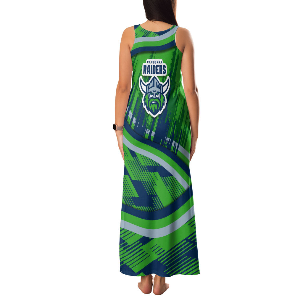 Canberra Raiders Rugby Mascot Family Matching Tank Maxi Dress and Hawaiian Shirt Fierce Athlete Graphic in Sports Style