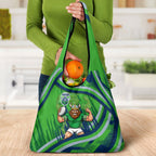 Canberra Raiders Rugby Mascot Grocery Bag Fierce Athlete Graphic in Sports Style