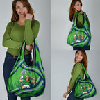 Canberra Raiders Rugby Mascot Grocery Bag Fierce Athlete Graphic in Sports Style