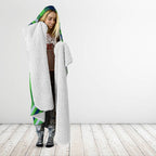 Canberra Raiders Rugby Mascot Hooded Blanket Fierce Athlete Graphic in Sports Style