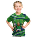 Canberra Raiders Rugby Mascot Kid T Shirt Fierce Athlete Graphic in Sports Style