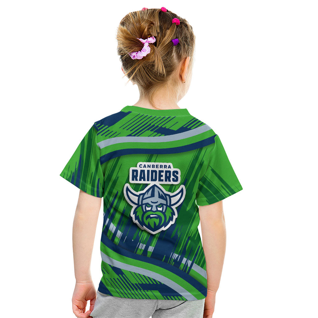 Canberra Raiders Rugby Mascot Kid T Shirt Fierce Athlete Graphic in Sports Style