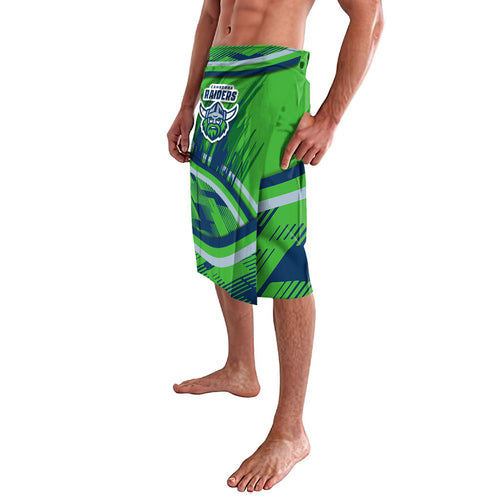 Canberra Raiders Rugby Mascot Lavalava Fierce Athlete Graphic in Sports Style