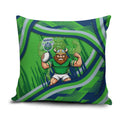Canberra Raiders Rugby Mascot Pillow Cover Fierce Athlete Graphic in Sports Style