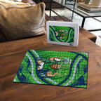 Canberra Raiders Rugby Mascot Puzzle Fierce Athlete Graphic in Sports Style