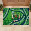 Canberra Raiders Rugby Mascot Rubber Doormat Fierce Athlete Graphic in Sports Style