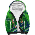 Canberra Raiders Rugby Mascot Sherpa Hoodie Fierce Athlete Graphic in Sports Style