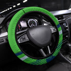Canberra Raiders Rugby Mascot Steering Wheel Cover Fierce Athlete Graphic in Sports Style
