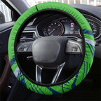 Canberra Raiders Rugby Mascot Steering Wheel Cover Fierce Athlete Graphic in Sports Style