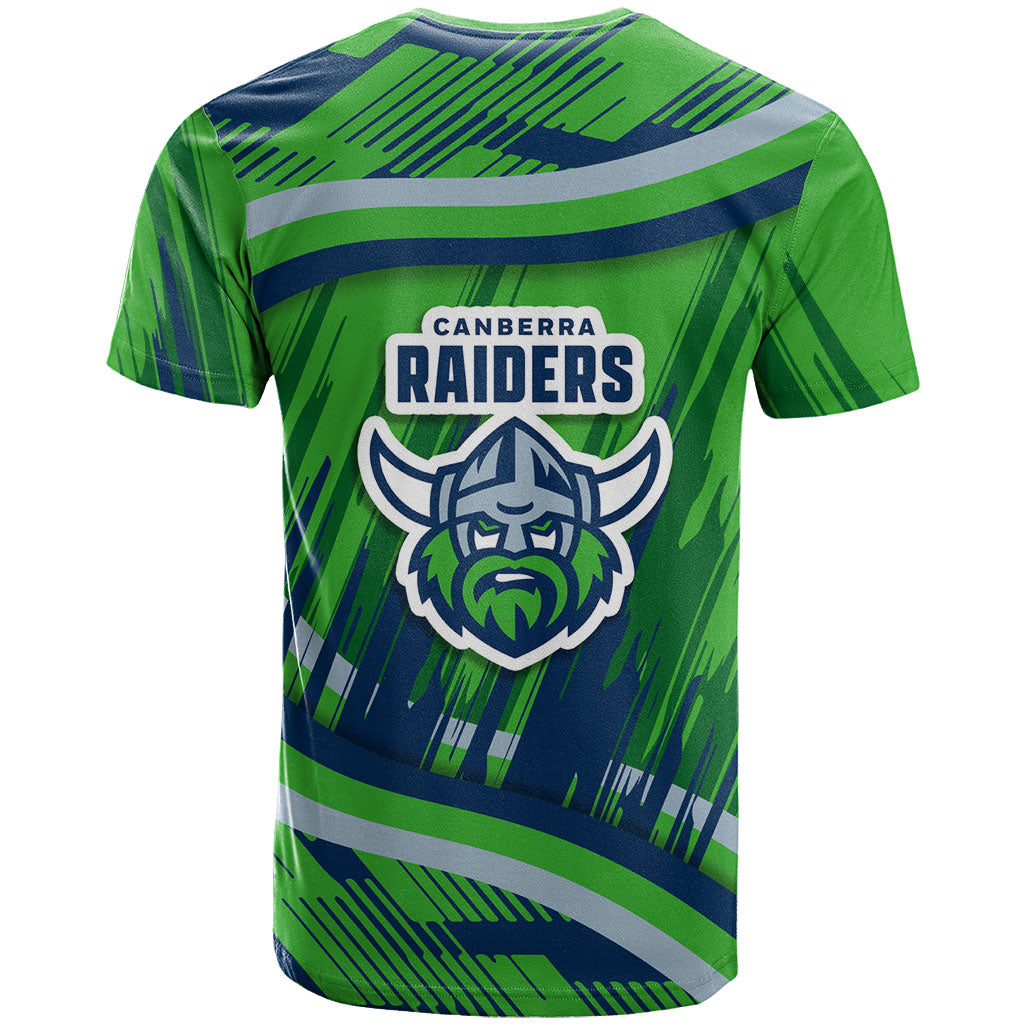 Canberra Raiders Rugby Mascot T Shirt Fierce Athlete Graphic in Sports Style