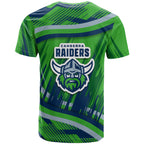 Canberra Raiders Rugby Mascot T Shirt Fierce Athlete Graphic in Sports Style
