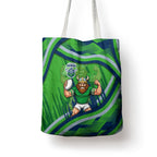 Canberra Raiders Rugby Mascot Tote Bag Fierce Athlete Graphic in Sports Style