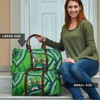 Canberra Raiders Rugby Mascot Travel Bag Fierce Athlete Graphic in Sports Style
