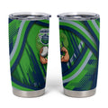 Canberra Raiders Rugby Mascot Tumbler Cup Fierce Athlete Graphic in Sports Style