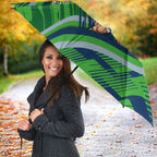 Canberra Raiders Rugby Mascot Umbrella Fierce Athlete Graphic in Sports Style