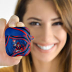 Newcastle Knights Rugby Mascot AirPods Case Fierce Athlete Graphic in Sports Style