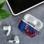 Newcastle Knights Rugby Mascot AirPods Case Fierce Athlete Graphic in Sports Style