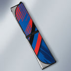 Newcastle Knights Rugby Mascot Auto Sun Shade Fierce Athlete Graphic in Sports Style