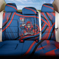 Newcastle Knights Rugby Mascot Back Car Seat Cover Fierce Athlete Graphic in Sports Style