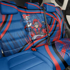 Newcastle Knights Rugby Mascot Back Car Seat Cover Fierce Athlete Graphic in Sports Style