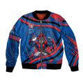 Newcastle Knights Rugby Mascot Bomber Jacket Fierce Athlete Graphic in Sports Style