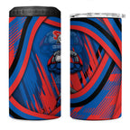 Newcastle Knights Rugby Mascot 4 in 1 Can Cooler Tumbler Fierce Athlete Graphic in Sports Style