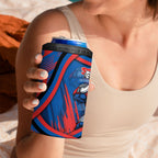 Newcastle Knights Rugby Mascot 4 in 1 Can Cooler Tumbler Fierce Athlete Graphic in Sports Style