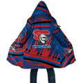 Newcastle Knights Rugby Mascot Cloak Fierce Athlete Graphic in Sports Style