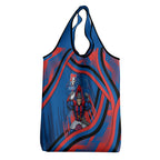 Newcastle Knights Rugby Mascot Grocery Bag Fierce Athlete Graphic in Sports Style