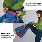 Newcastle Knights Rugby Mascot Grocery Bag Fierce Athlete Graphic in Sports Style