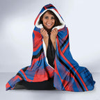 Newcastle Knights Rugby Mascot Hooded Blanket Fierce Athlete Graphic in Sports Style