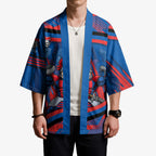 Newcastle Knights Rugby Mascot Kimono Fierce Athlete Graphic in Sports Style