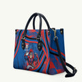 Newcastle Knights Rugby Mascot Leather Bag Fierce Athlete Graphic in Sports Style