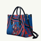 Newcastle Knights Rugby Mascot Leather Bag Fierce Athlete Graphic in Sports Style