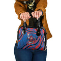 Newcastle Knights Rugby Mascot Shoulder Handbag Fierce Athlete Graphic in Sports Style