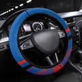 Newcastle Knights Rugby Mascot Steering Wheel Cover Fierce Athlete Graphic in Sports Style