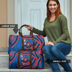 Newcastle Knights Rugby Mascot Travel Bag Fierce Athlete Graphic in Sports Style