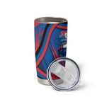 Newcastle Knights Rugby Mascot Tumbler Cup Fierce Athlete Graphic in Sports Style