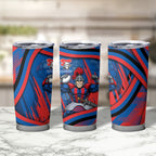 Newcastle Knights Rugby Mascot Tumbler Cup Fierce Athlete Graphic in Sports Style