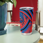Newcastle Knights Rugby Mascot Tumbler Cup Fierce Athlete Graphic in Sports Style