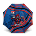 Newcastle Knights Rugby Mascot Umbrella Fierce Athlete Graphic in Sports Style