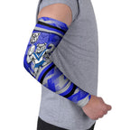 Bulldogs Rugby Mascot Arm Sleeves Fierce Athlete Graphic in Sports Style