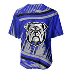 Bulldogs Rugby Mascot Baseball Jersey Fierce Athlete Graphic in Sports Style