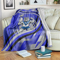 Bulldogs Rugby Mascot Blanket Fierce Athlete Graphic in Sports Style